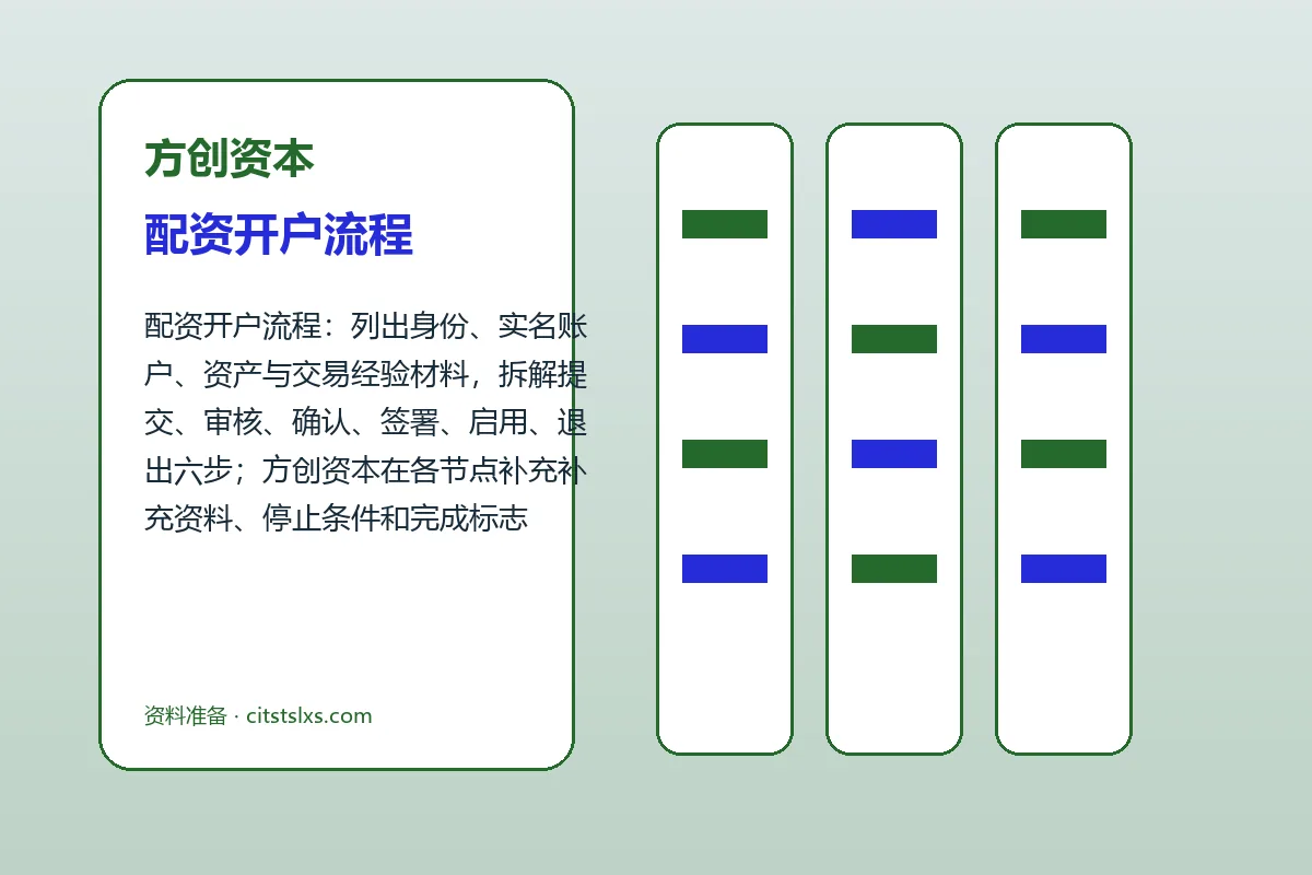 方创资本配资服务办理流程示意