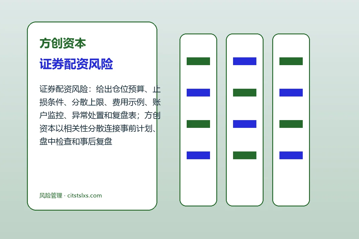 方创资本费用、账户与退出规则图解